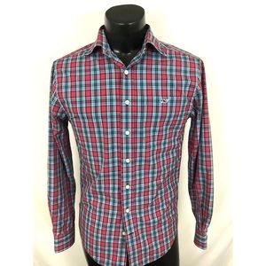 Vineyard Vines Classic Tucker Shirt Plaid Red XS